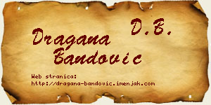 Dragana Bandović vizit kartica